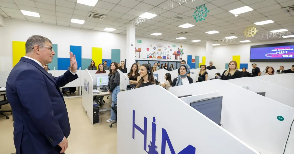Başkan Tugay’dan HİM personeline ziyaret