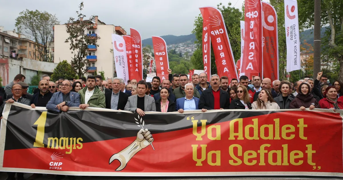 Bursa’da 1 Mayıs coşkusu
