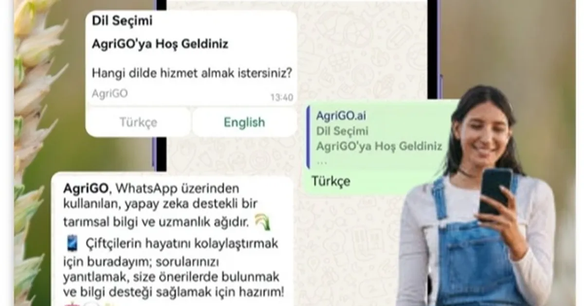 Çiftçilere yapay zekâ destekli tarım asistanı