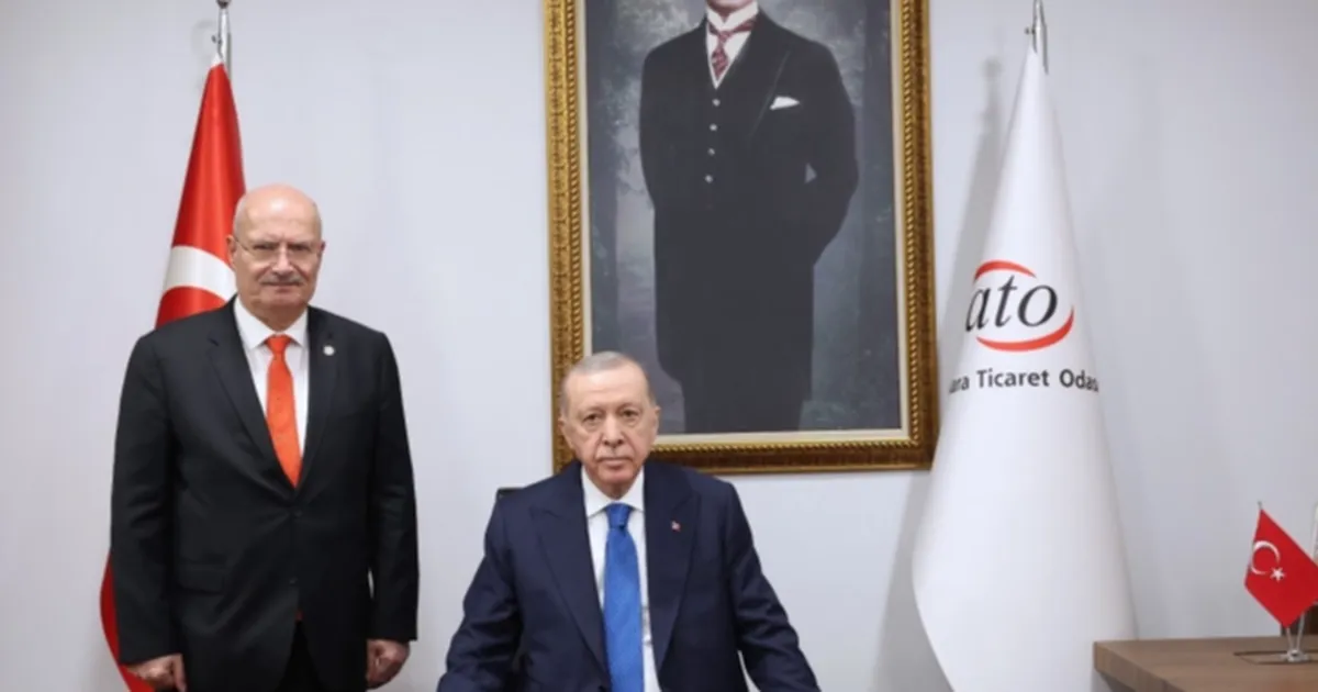 Cumhurbaşkanı Erdoğan’dan ATO’ya ziyaret