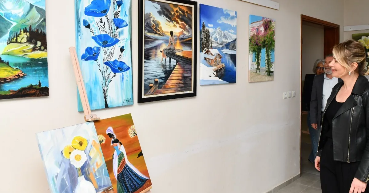 Kaklıç Sanat Akademisi’nin yıl sonu sergisi büyük ilgi gördü