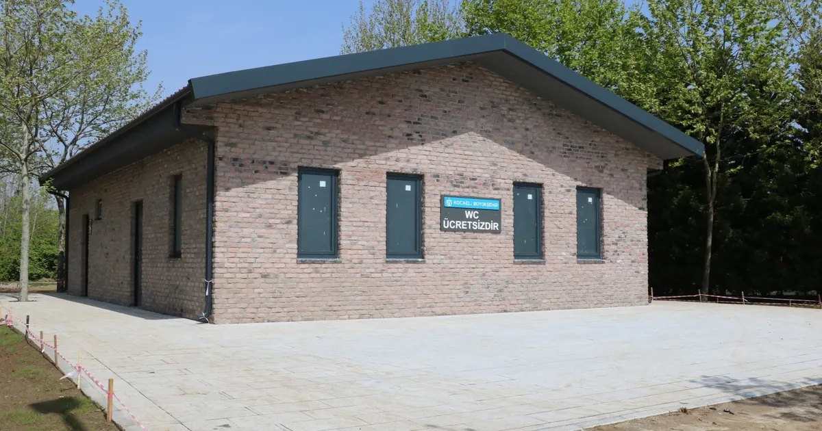 Kocaeli’ye modern tuvalet, mescit ve şadırvanlar